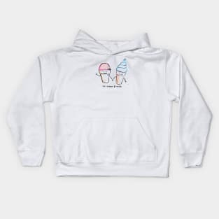 Ice Cream Friends Kids Hoodie